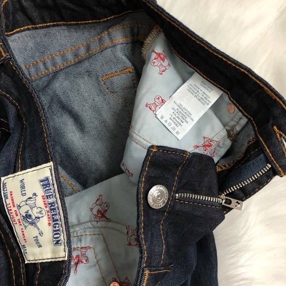 TRUE RELIGION Dark Wash Straight Leg Jeans! 29 - Picture 7 of 8